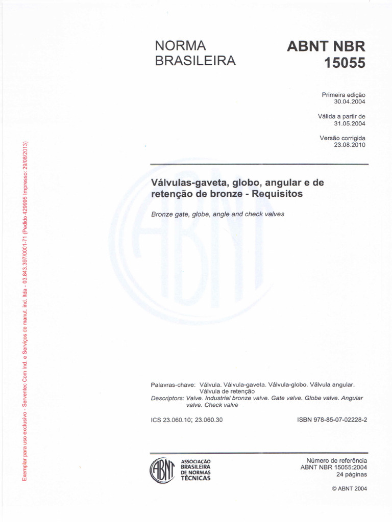 Abnt NBR 15055 | PDF