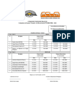 Calendario de Exames II Semestre 2022