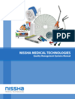 Nissha Medical Technologies: Quality Management Systems Manual