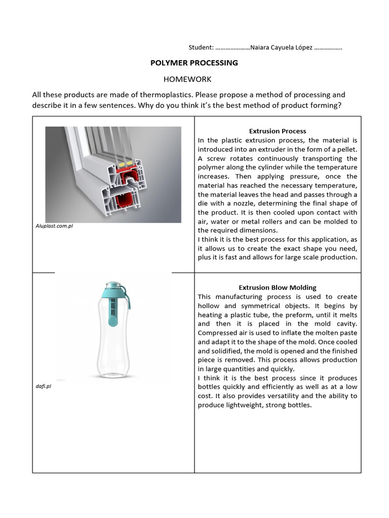 Methods of Polymer Processing | PDF | Extrusion | Process Engineering