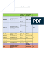 Calendario de Sexto