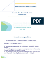 Ansiedade na Consulta de Medicina Dentária - Carla Fonte