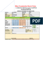 +2 High School Kalyanpur: Bihar Examination Board, Patna