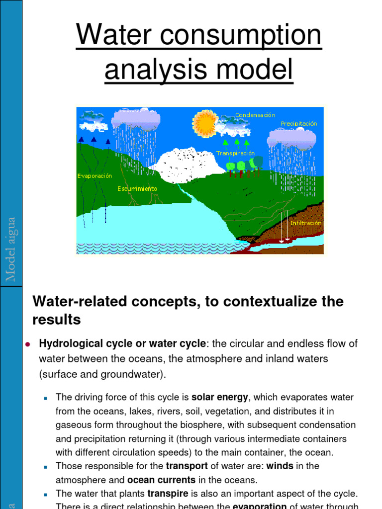 Water Consumption Analysis Model | PDF | Water | Water Scarcity