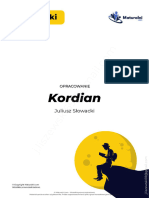 Kordian - Opracowanie