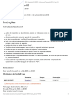 Q02 - Questionário 02_ 2023C - Fenômenos de Transporte (63411) - Eng. Civil
