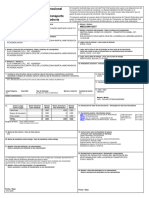 Carta de Porte Internacional Por Carretera Conhecimento de Transporte Internacional Por Rodovia