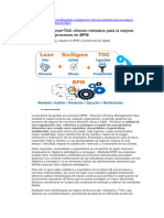 LSS TOC Metodos Mejora Continua en BPM