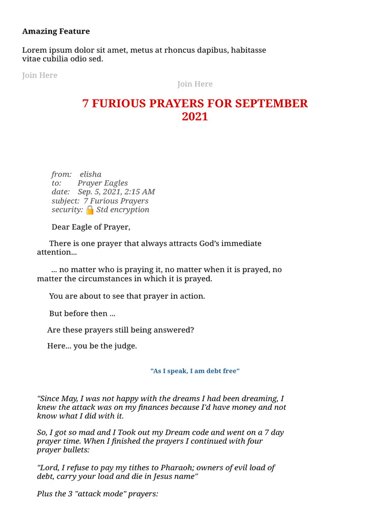 7 Furious Prayers for breakthrough 01 PDF Prayer Religious Belief