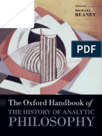 2013 Beaney The Oxford Handbook of The History of Analytic Philosophy Inhaltsverzeichnis