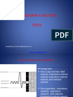 Pulmonary Function Tests: Poojadeep - Dreamsin@yahoo - Co.in