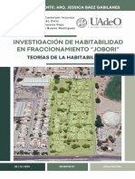 Investigación de Habitabilidad en Fraccionamiento Jobori