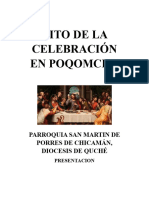 Rito de La Celebración en Poqomchi Actualizada