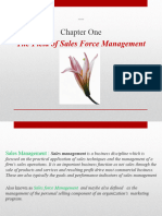 Selling and Sales Management CHP 1