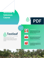 Welcome To TestLeaf - Selenium WebDriver Weekday PDF