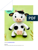 Crochet Marilyn The Cow PDF Amigurumi Pattern