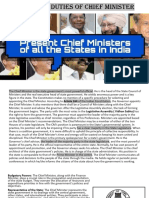Powers and Duties of Chief Minister