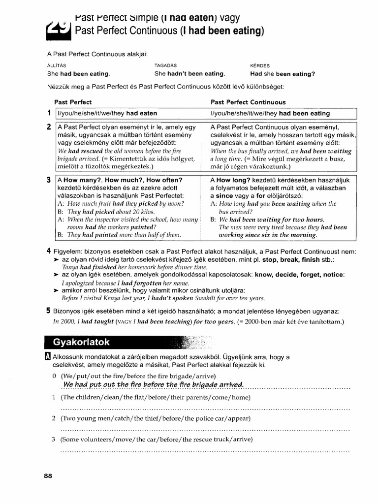 29 Past Perfect Progressive | PDF