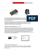 Current Measurement Techniques in Battery Packs ONE P