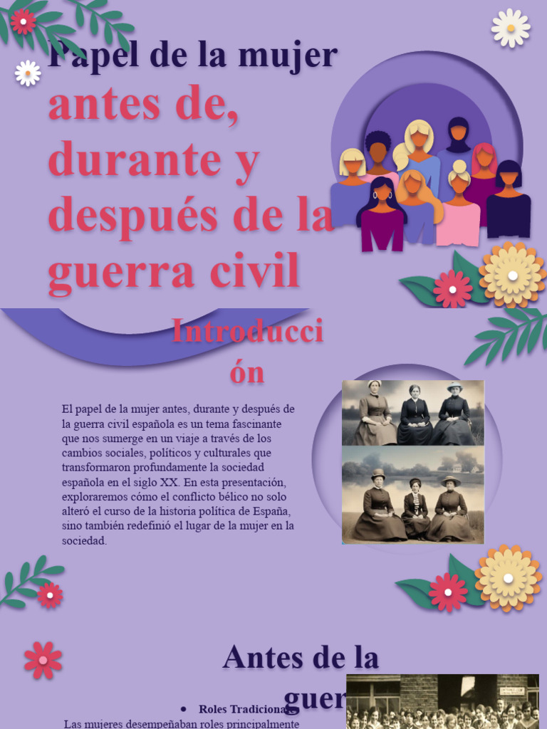Mujeres en la Guerra Civil Española | PDF | Mujer | Estudios de género