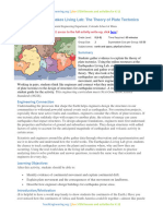 Earthquakes Living Lab: The Theory of Plate Tectonics: For FREE Access To The Full Activity Write-Up, Click !