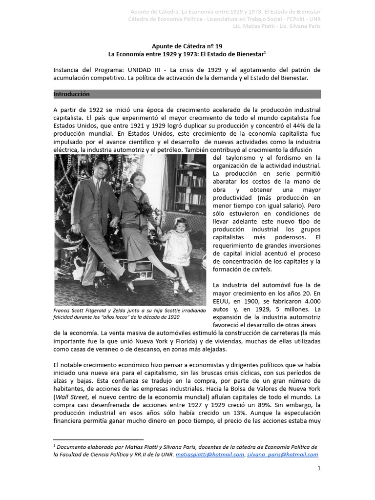 Estado de Bienestar en EE.UU. 1929 | PDF | Nuevo acuerdo | Gran depresion