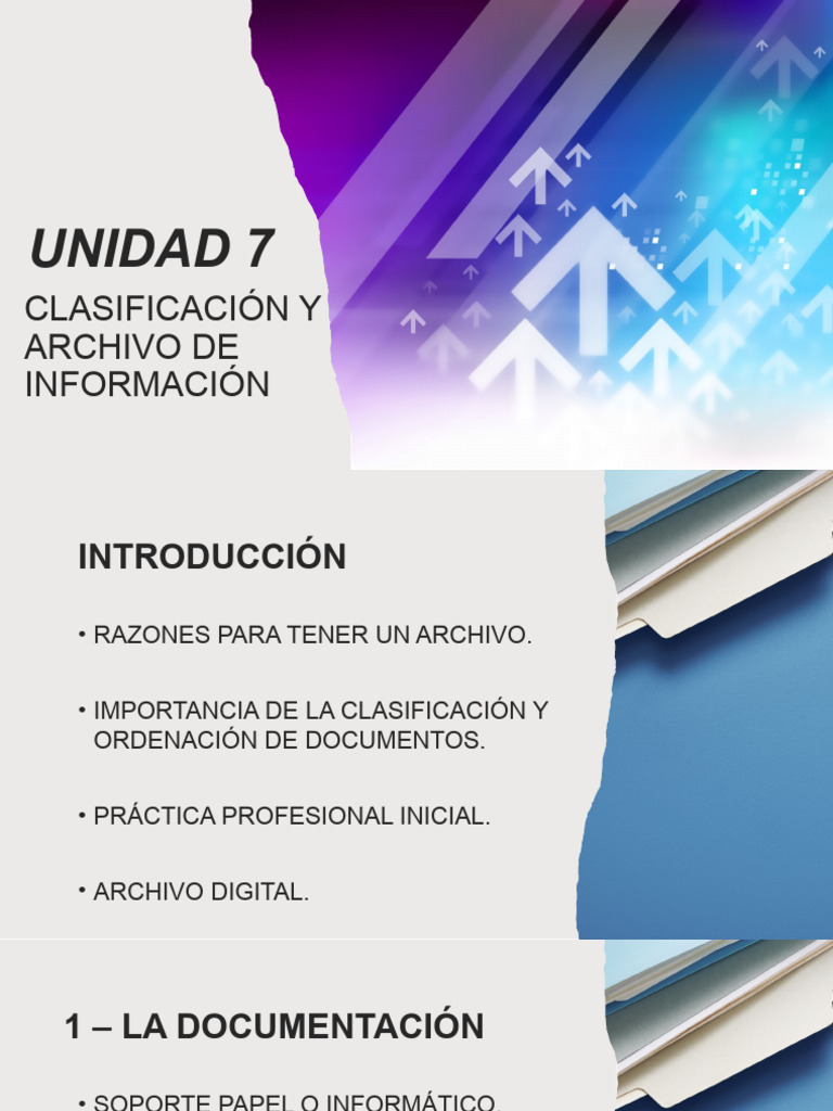 Clasificación y Archivo de Información | PDF | Archivo de computadora ...