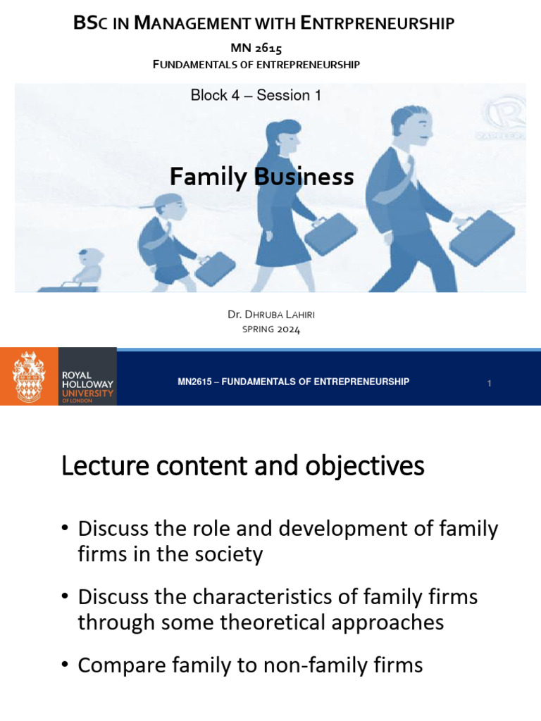 Family Business Dynamics and Impact | PDF | Entrepreneurship | Employment