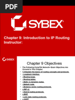 Ch.9 Static and Dynamic Routing