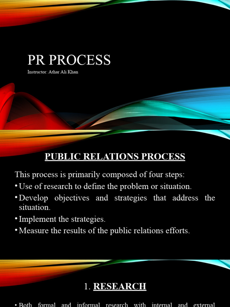 PR Process | PDF | Public Relations | Goal