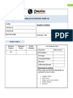 Indian Economy 18 - Daily Mains Question Booklet