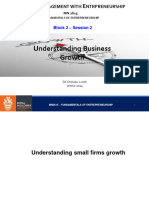 MN2615 T2 Session 2 - Understanding Growth