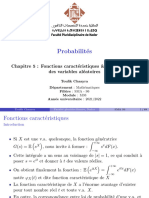 Chapitre 5 - Fonctions Caracéristiques Et Indépendance - Toufik Chaayra