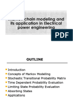 Markov Chain Modeling and Its Application in Electrical Power Engineering