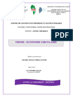 Expose Economie Ciculaire Par Nogheu Junior Master 2