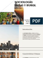 Sociología Urbana y Rural