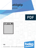 BEKO DSN05310X Dishwasher - Mosogatógép Kézikönyv