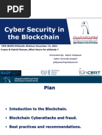 1 Cybersecurity in The Blockchain