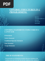 Control Structures in C Programming