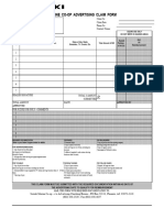 Suzuki Marine Claim Form 2008