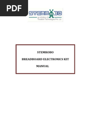 Stemrobo Breadboard Electronics Kit Manu