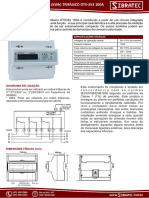 Manual Medidor de KWH dts353 100a Sibratec