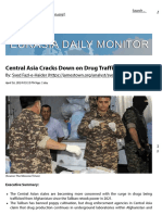 Central Asia Cracks Down On Drug Trafficking - Jamestown