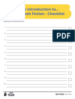 Flash Fiction Checklist