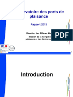 Observatoire Des Ports de Plaisance - Rapport 2015