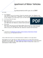 DMV ProofWizard Checklist