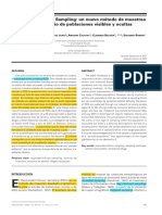 Respondent-Driven Sampling Un Nuevo Método de Muestreo para El Estudio de Poblaciones Visibles y Ocultas