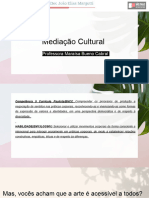 Mediação Cultural - PRONTO