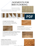 Arrangements For Timber Flooring