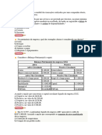 Em Relação Ao Efeito Contábil Das Transações Realizadas Por Uma Companhia Aberta